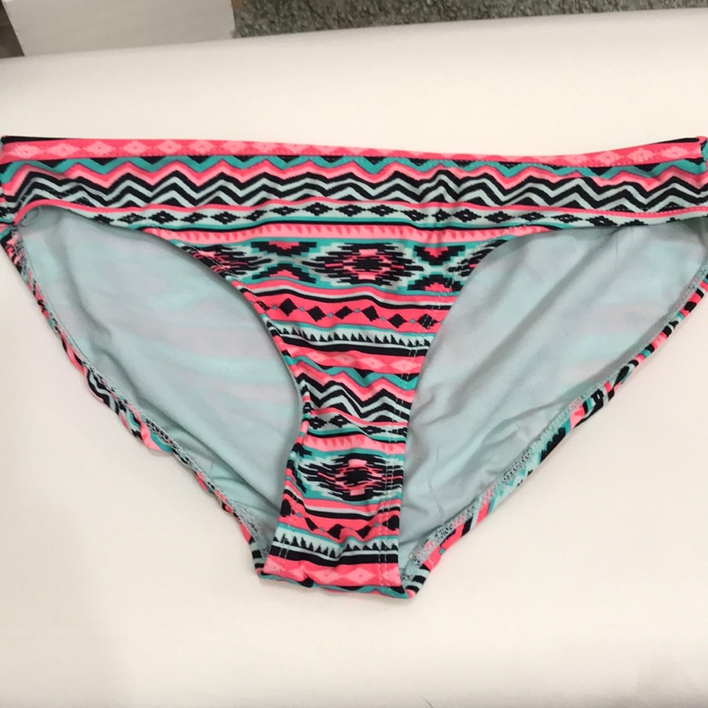 OP tribal print bikini bottoms- size medium
